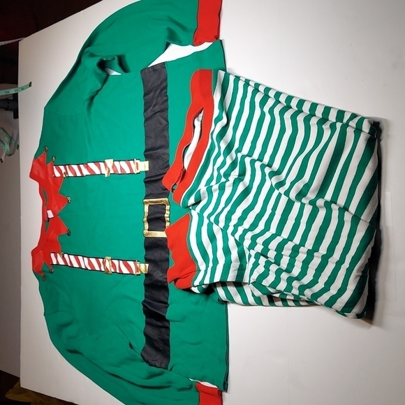 Wondershop at Target Holiday Elf Pajama Top & Bottom Size XXL - Picture 1 of 14